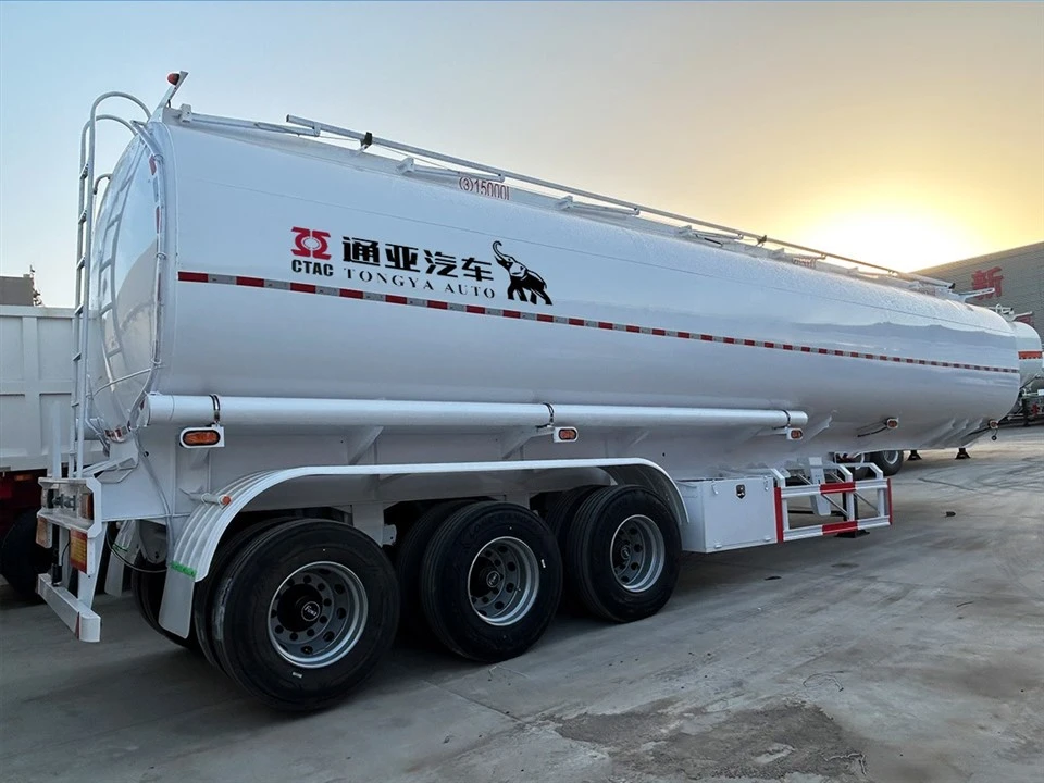 3 Axle 36T Fuel Tanker Semi Trailer factory